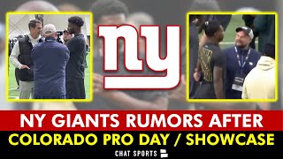 🚨 MAJOR Giants Rumors After Colorado Pro Day ft. Shedeur Sanders & Travis Hunter