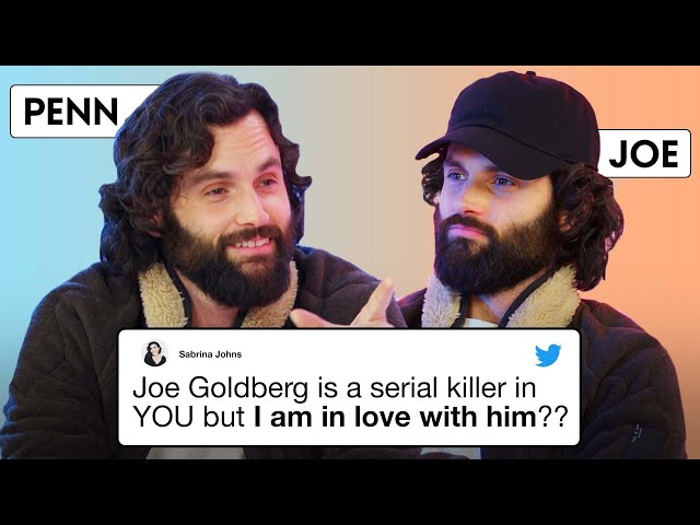 Penn Badgley u0026 Joe Goldberg Compete in a Compliment Battle | Teen Vogue class=