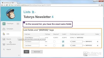 How to combine two lists with MailChimp ?