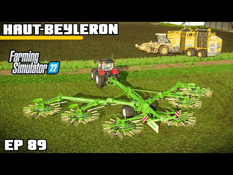 THE MEGA RAKE... | Farming Simulator 22 - Haut-Beyleron | Episode 89