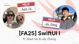 [FA25] Intro to iOS Lec 9: SwiftUI I