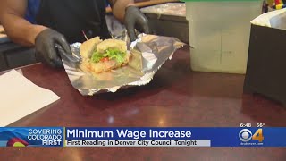 First Reading Of Measure That Would Increase Denver's Minimum Wage Citywide Goes Before City Council