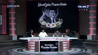 JAWABAN PAK HABIBIE KETIKA DI TANYA?