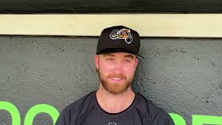 Pitcher Magnus Ellerts - RubberDucks Warmup, April 2026