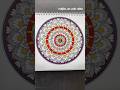 Circle Mandala Art with colors🎨✨🎀 #mandala #art #new #trending #tutorial #viralshorts #arttutorial