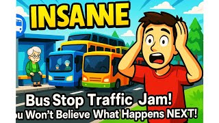 🚨 STOP Traffic in Bus Stop Jam! You Won't Believe What Happens! 🚨