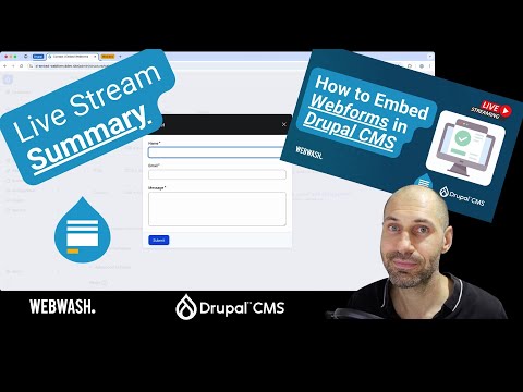 Summary: How to Embed Webforms in Drupal CMS