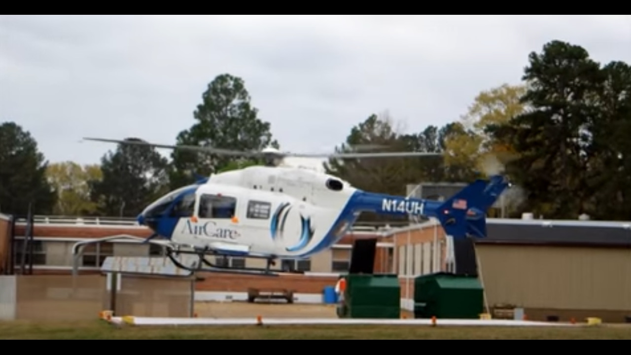AirCare Flight from Tyler Holmes Hospital Winona MS YouTube