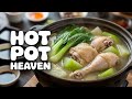 Chicken Tinola + Spring roll Home cooking