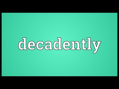 Header of decadently