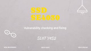 Secure Software Development - SSD | SLIIT | Assignment 1