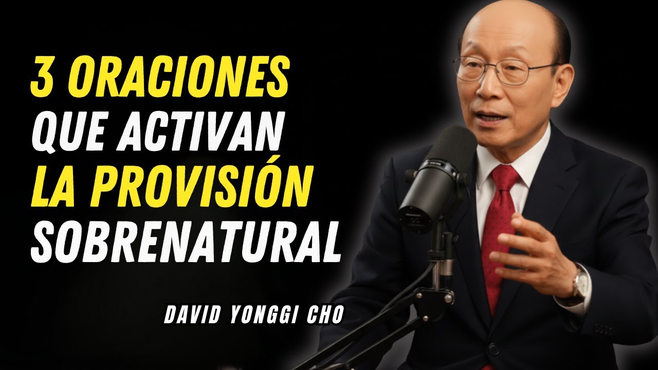 Ora estas 3 oraciones y desata la provisión sobrenatural de Dios en tus finanzas | David Yonggi Cho