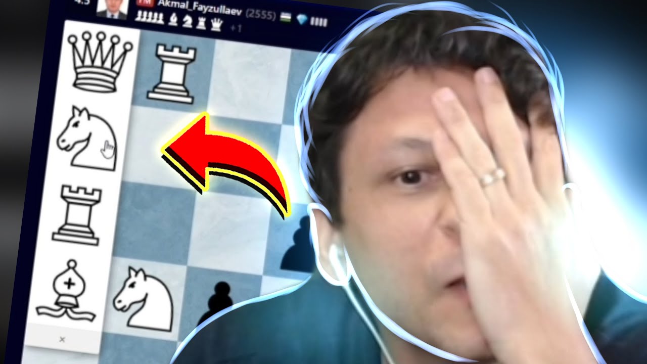 GM Rafael Leitão tinha MATE EM 1, mas preferiu O GAMBITO LEITÃO!! 😂😂 