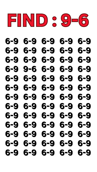 Find 9-6 in 6-9