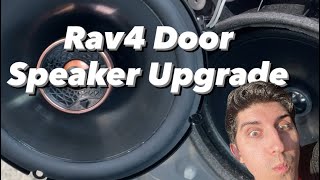 2021 Toyota Rav4 Door Speaker Upgrade (Infinity Reference 6532IX 6-1/2)