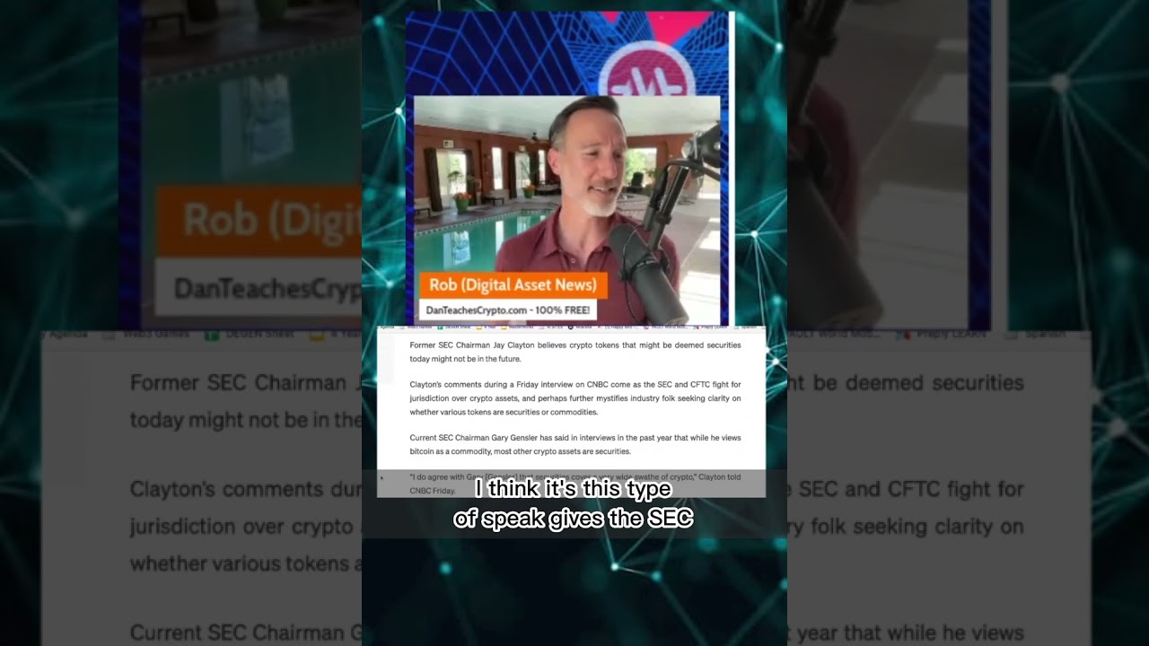 WHAT THE SEC SAYS TODAY, MAY NOT BE THE CASE FOR TOMORROW - YouTube