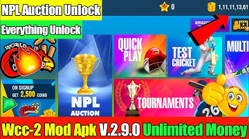 🔥 Wcc2 Mod Apk V.2.9.0||Unlimited Coins||Everything Unlocked||100%Real||
