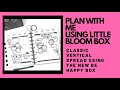 Plan with Me using the new Little Blooms Be Happy Box