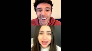 Sofia Carson instagram live April 9 2020