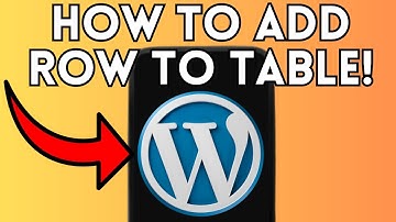 New! How to Add Row to Table in Wordpress (Full Guide) 2025!