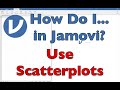 How do I... USE &amp; CREATE SCATTERPLOTS in Jamovi? (2022)