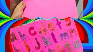 Alphabet project for grade 2