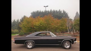 1966 Chevrolet Impala 2 Door Hardtop Black 502 V8 4 Speed Pwr Str 4WPDB - SOLD - Resimi