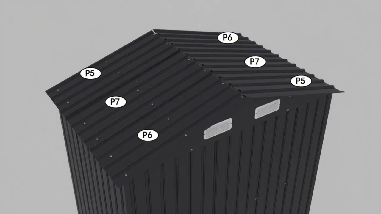 Advwin Garden Shed Outdoor Storage Shed