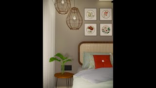 Interior short video's | Daughter bedroom design | Cinematic renders