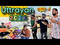 Finally celebrate uttrayan festival 2024 kite festival in india  uncut special kite vlog nk zone