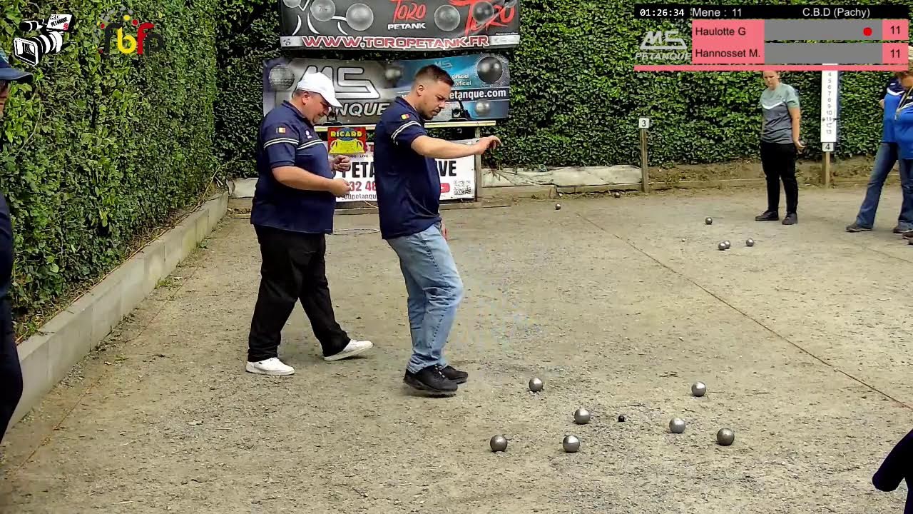 Miniature : Pétanque 2025: Championnat de Belgique Doublette