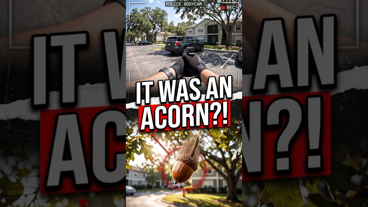 Did They Really Shoot At An Acorn? Florida Police Incident #shorts #wtf #police