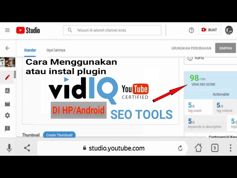 Cara menggunakan vidiq youtube seo tool di hp | tutorial youtuber