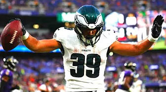 Eagles rookie RB Will Shipley switches jersey number. thumbnail