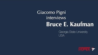 Miniatura del video: #GTL2019 - Interview with Bruce E. Kaufman