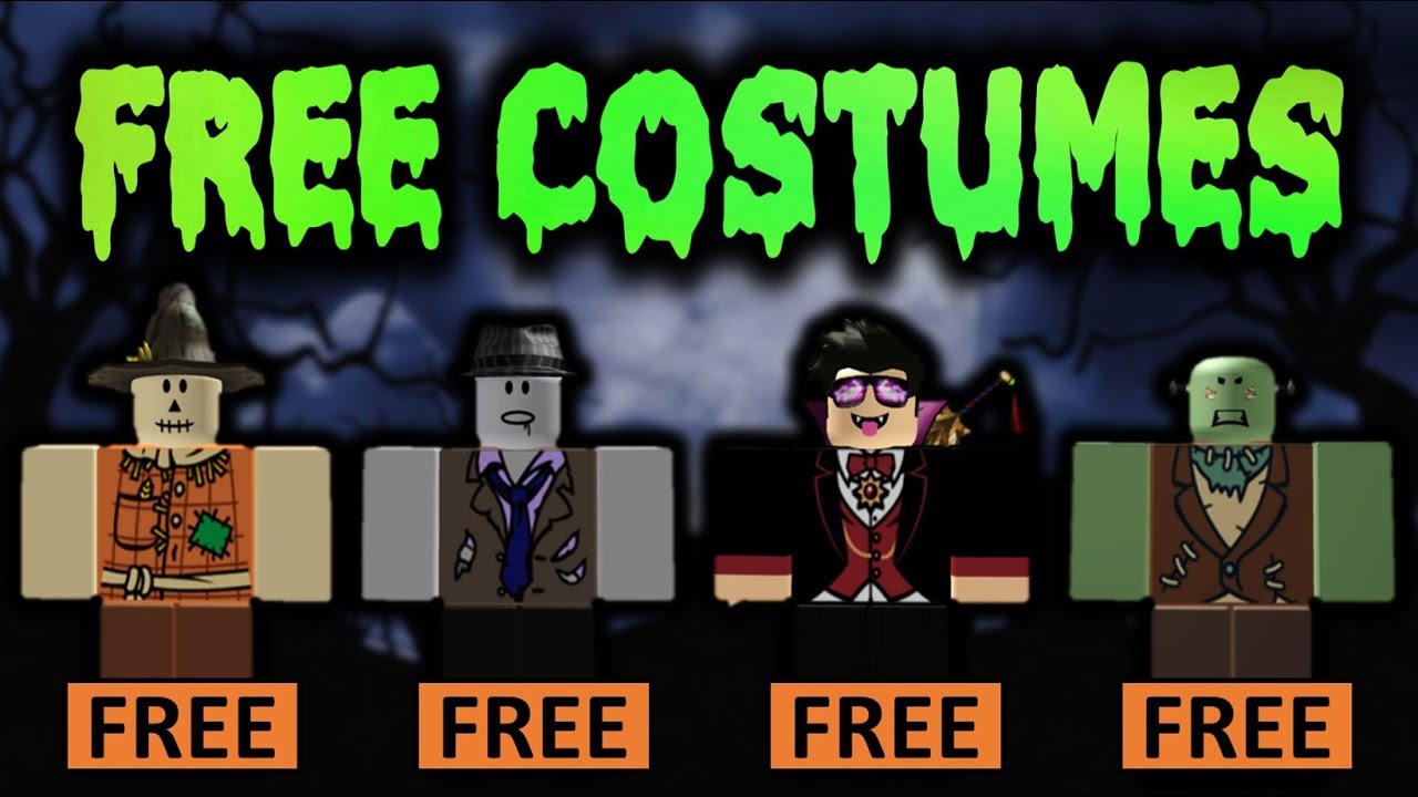 Get Halloween Costumes For Free On Roblox Youtube