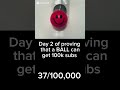 Day 2 of proving that a BALL can get 100K SUBS! #shorts