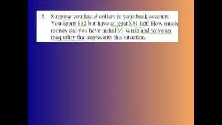 Algebra 1 Module 4 Review Video