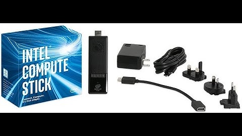 Intel Compute Stick CS325 Computer with Intel Core m3 processor and installation.