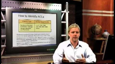 Module 9:Access lists