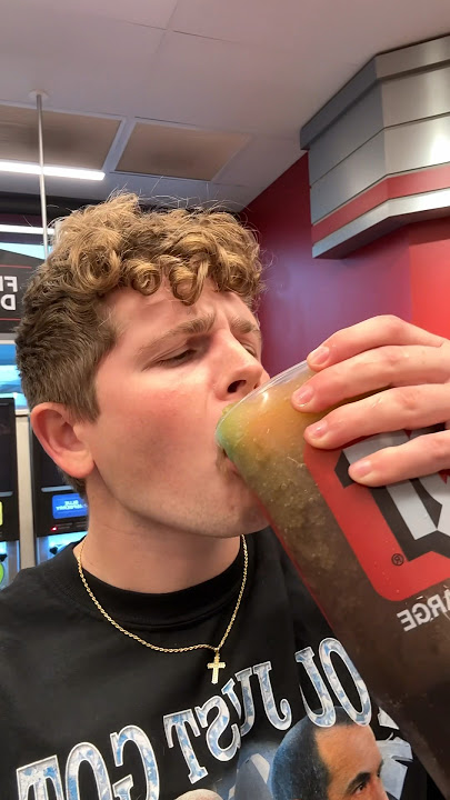 I mixed every single drink in a gas station!