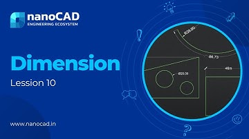 Dimensions in nanoCAD Platform: Lesson 10