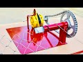 How to make a simple chain link fencing machine | Net weaving machine at home | Diy