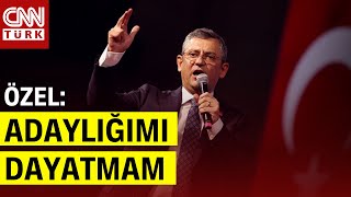 Chp'de Aday Krizi Büyüyor! Özgür Özel: 