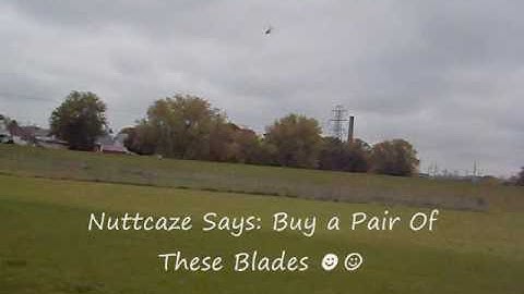 ESky HoneyBee FP V2 Flying Outside with Super Blades