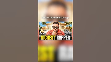 Celebrity Lifestyle YouTube Thumbnail design #badshah  #youtubethumbnail #howtomakethumbnailin