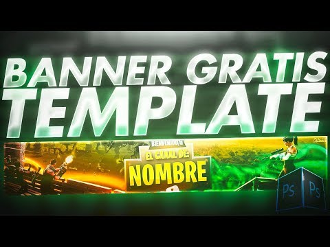 Banner Gratis Para Youtube Template De Fortnite Banner Editable