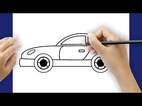 Hur man ritar lätt bil - YouTube