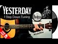 YESTERDAY 🎸 (1 Step Down Tuning) - The Beatles / GUITAR Cover / MusikMan #017 A