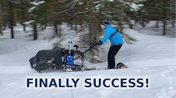 How to build a Snowdog part 10 - Final version and trail grooming